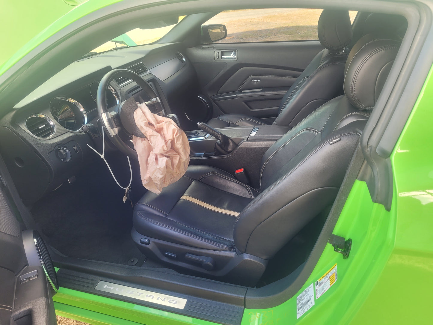 Stock 2637. 2014 Ford Mustang GT Coupe 5.0L Gen 1 6R80 A/T Bird Sh*t Green 29k Miles - The Parts Farm