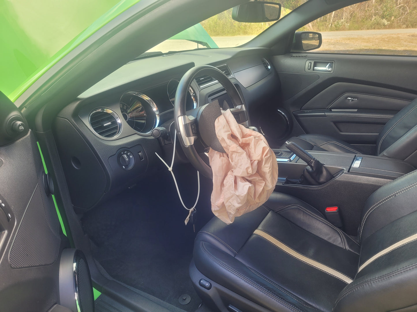 Stock 2637. 2014 Ford Mustang GT Coupe 5.0L Gen 1 6R80 A/T Bird Sh*t Green 29k Miles - The Parts Farm