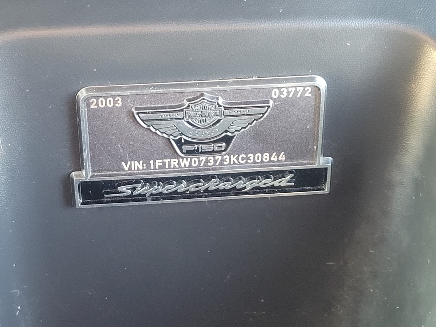 Stock 2642. 2003 Ford F150 Harley Davidson 5.4L SC Engine 4R100 Auto Trans Clear Title 90k Miles - The Parts Farm