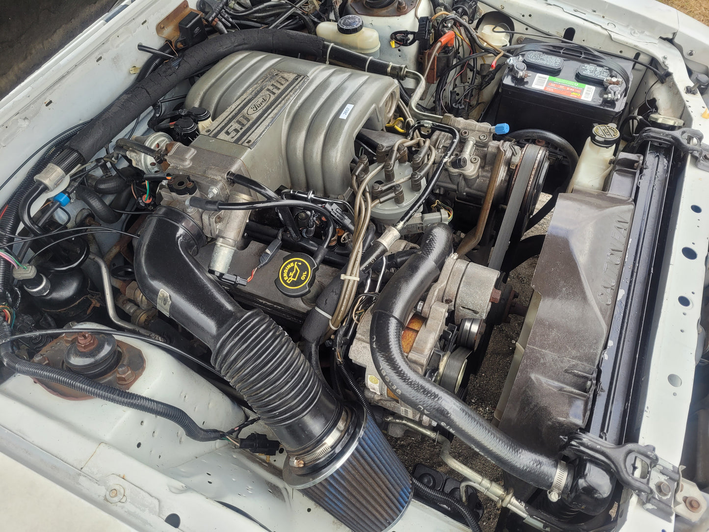Stock 2657. 1987 Ford Mustang Mclaren Convertible 5.0L Engine T5 Manual Trans 95k Miles - The Parts Farm