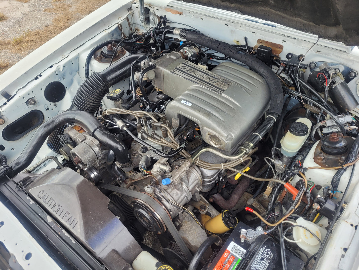 Stock 2657. 1987 Ford Mustang Mclaren Convertible 5.0L Engine T5 Manual Trans 95k Miles - The Parts Farm