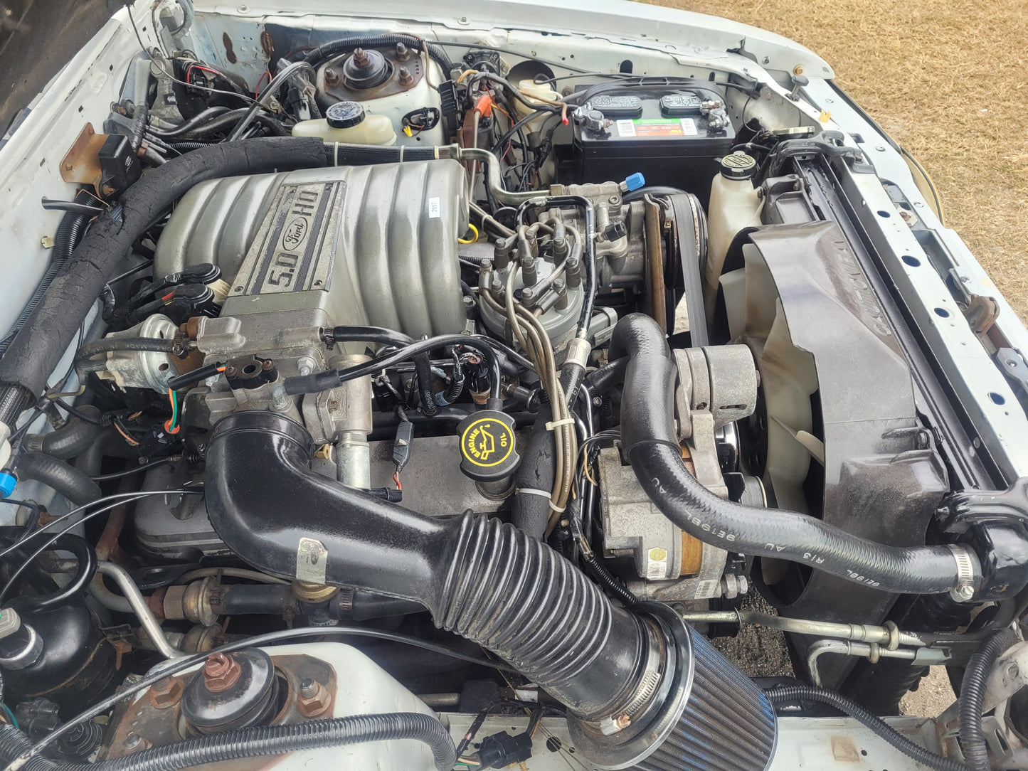 Stock 2657. 1987 Ford Mustang Mclaren Convertible 5.0L Engine T5 Manual Trans 95k Miles - The Parts Farm