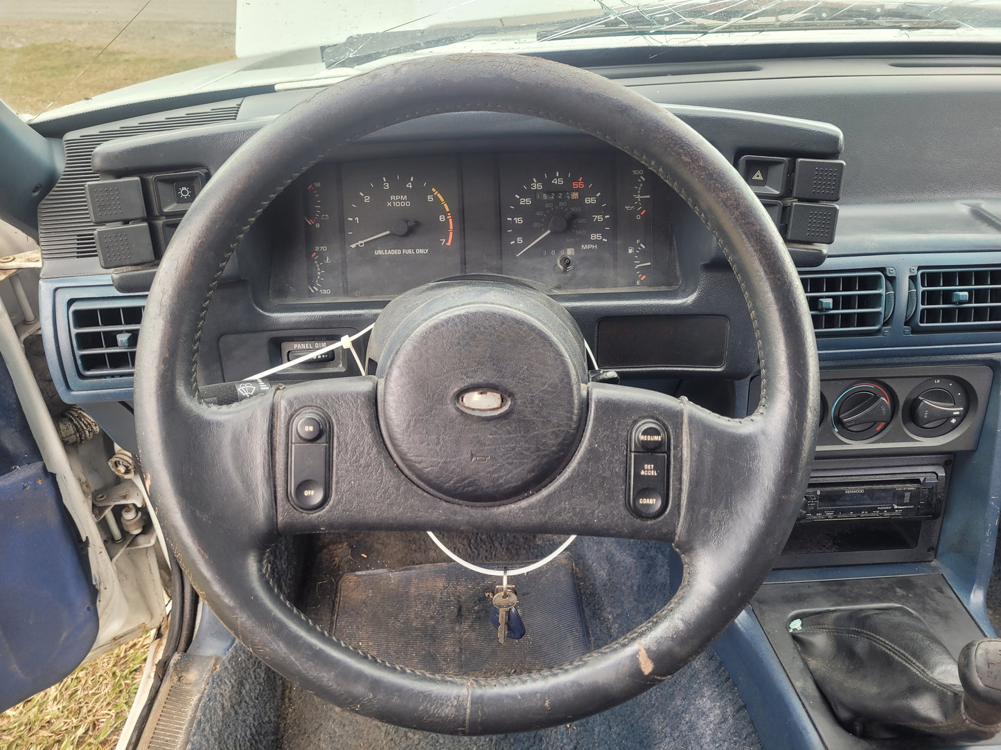 Stock 2657. 1987 Ford Mustang Mclaren Convertible 5.0L Engine T5 Manual Trans 95k Miles - The Parts Farm