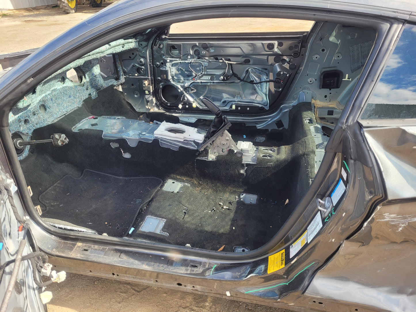 Stock 2652. 2017 Ford Mustang EcoBoost Roller Frame Coupe Clean Title Shell Paint J7 57k - The Parts Farm
