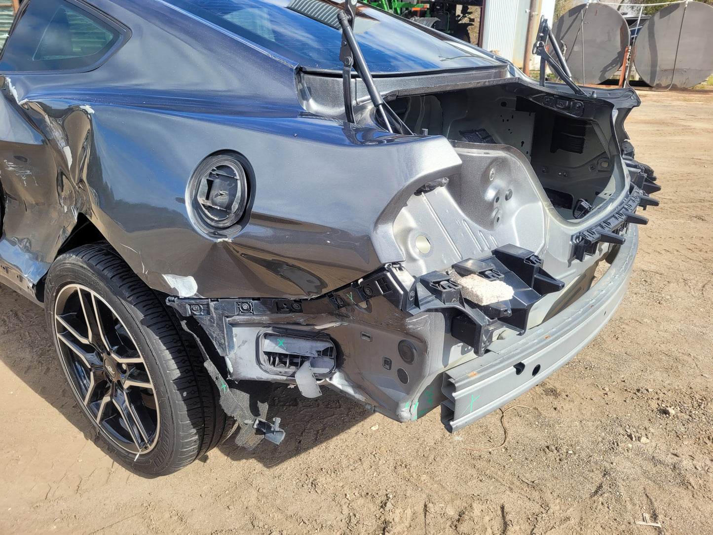 Stock 2652. 2017 Ford Mustang EcoBoost Roller Frame Coupe Clean Title Shell Paint J7 57k - The Parts Farm