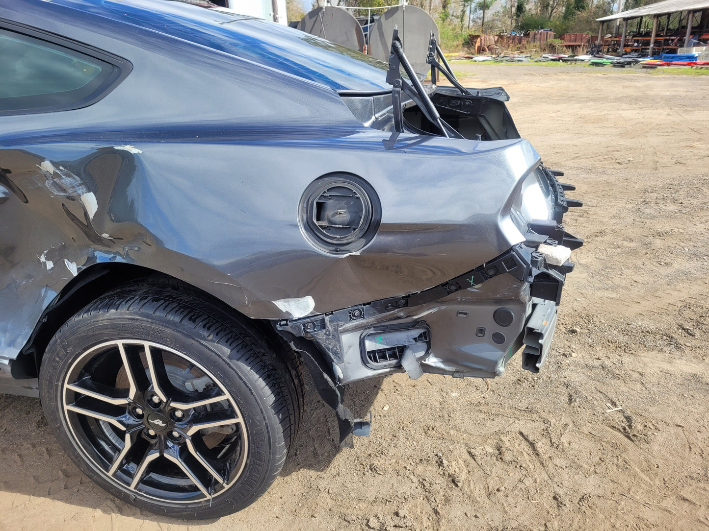Stock 2652. 2017 Ford Mustang EcoBoost Roller Frame Coupe Clean Title Shell Paint J7 57k - The Parts Farm