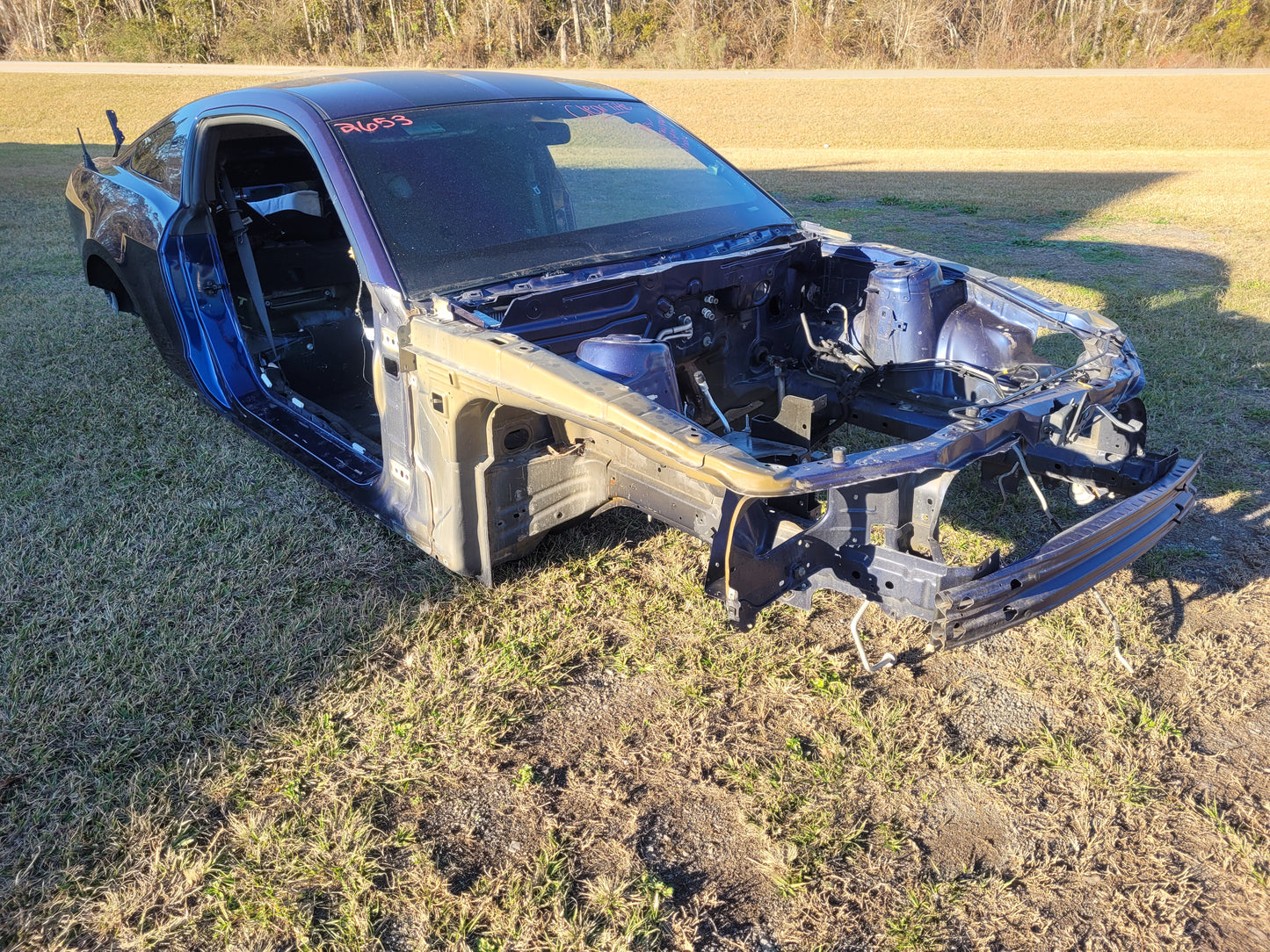 Stock 2653. 2010 Ford Mustang GT Clear Title Frame Shell Body