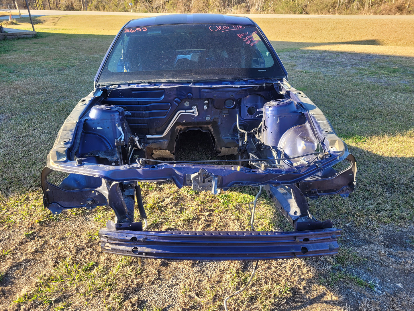 Stock 2653. 2010 Ford Mustang GT Clear Title Frame Shell Body