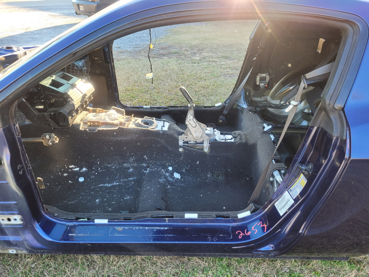 Stock 2653. 2010 Ford Mustang GT Clear Title Frame Shell Body