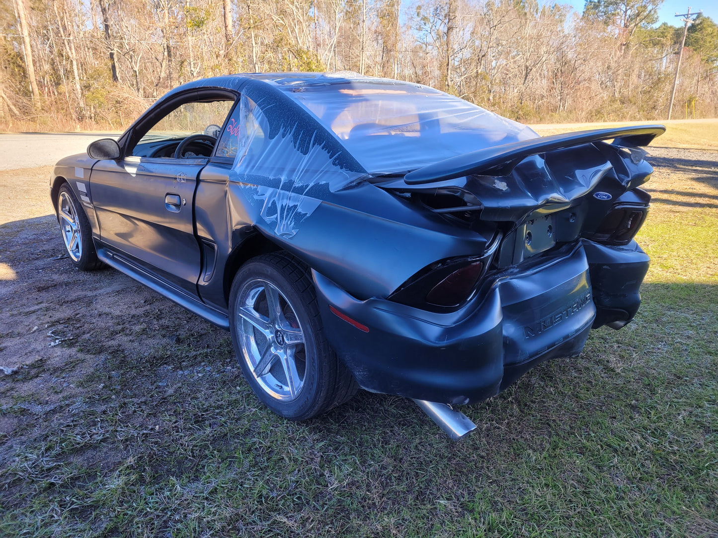 Stock 2668. 1995 Ford Mustang GT Coupe Vortech Supercharged V8 T5 Manny Tranny 153k Miles - The Parts Farm