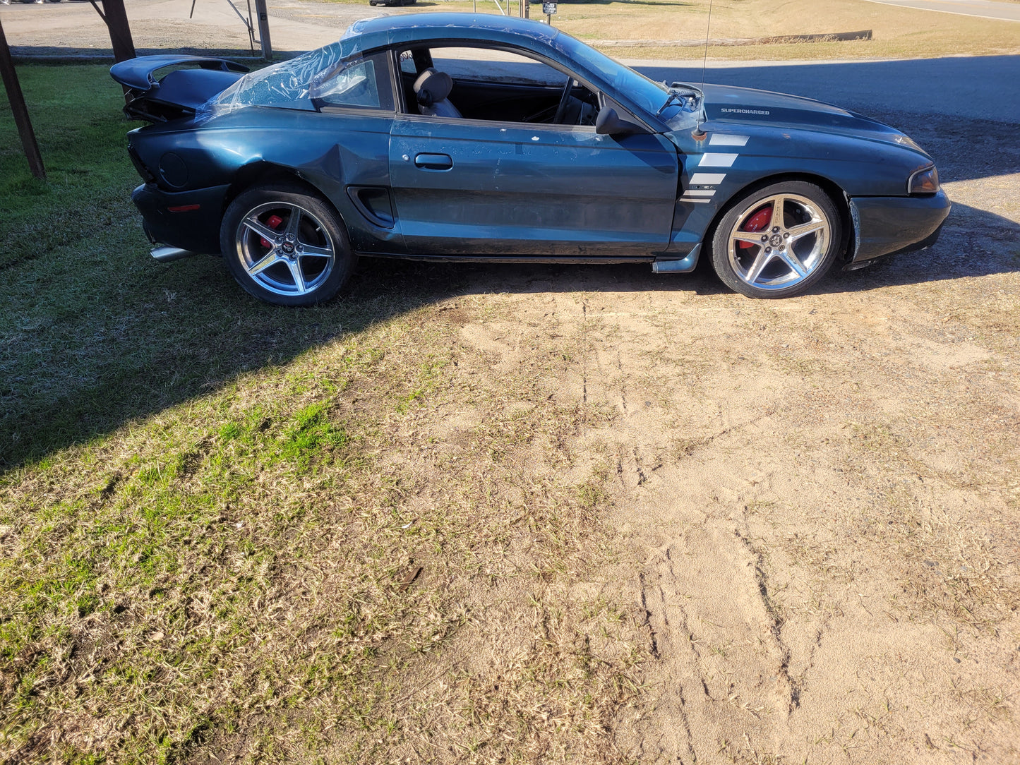 Stock 2668. 1995 Ford Mustang GT Coupe Vortech Supercharged V8 T5 Manny Tranny 153k Miles - The Parts Farm