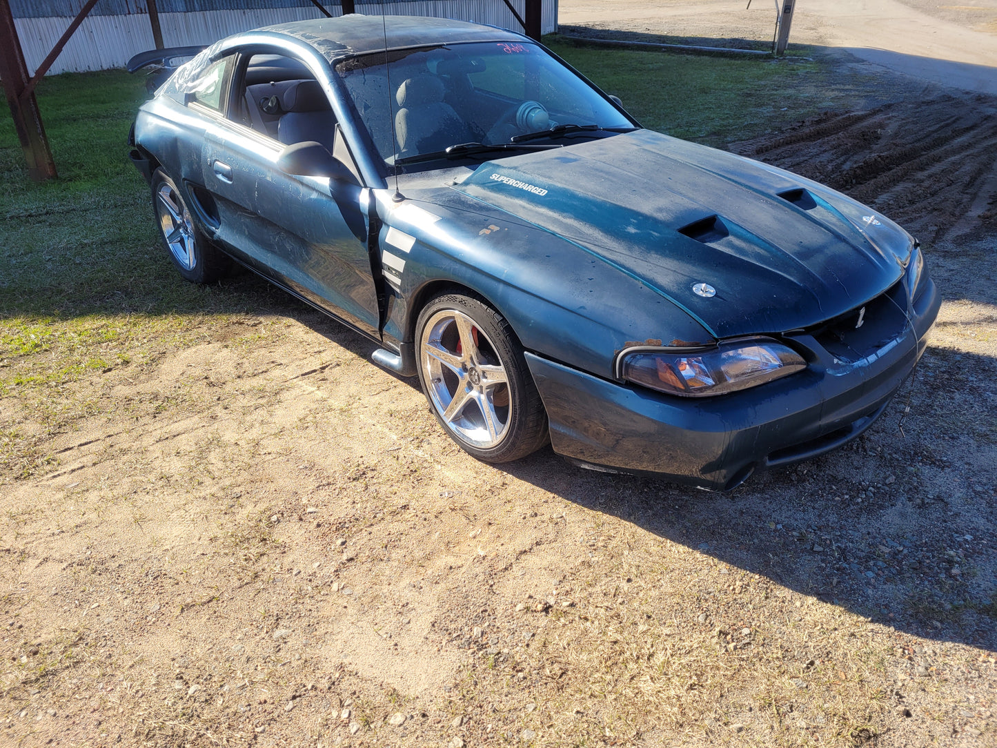 Stock 2668. 1995 Ford Mustang GT Coupe Vortech Supercharged V8 T5 Manny Tranny 153k Miles - The Parts Farm