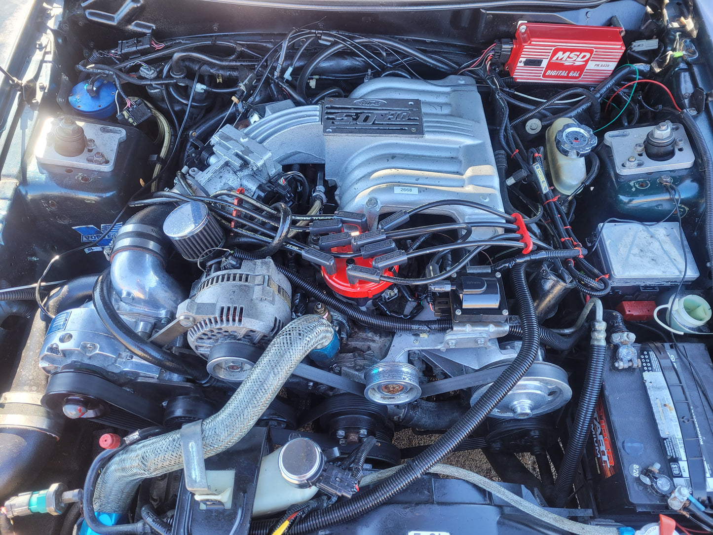 Stock 2668. 1995 Ford Mustang GT Coupe Vortech Supercharged V8 T5 Manny Tranny 153k Miles - The Parts Farm