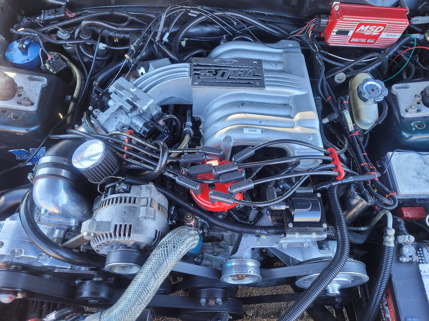 Stock 2668. 1995 Ford Mustang GT Coupe Vortech Supercharged V8 T5 Manny Tranny 153k Miles - The Parts Farm