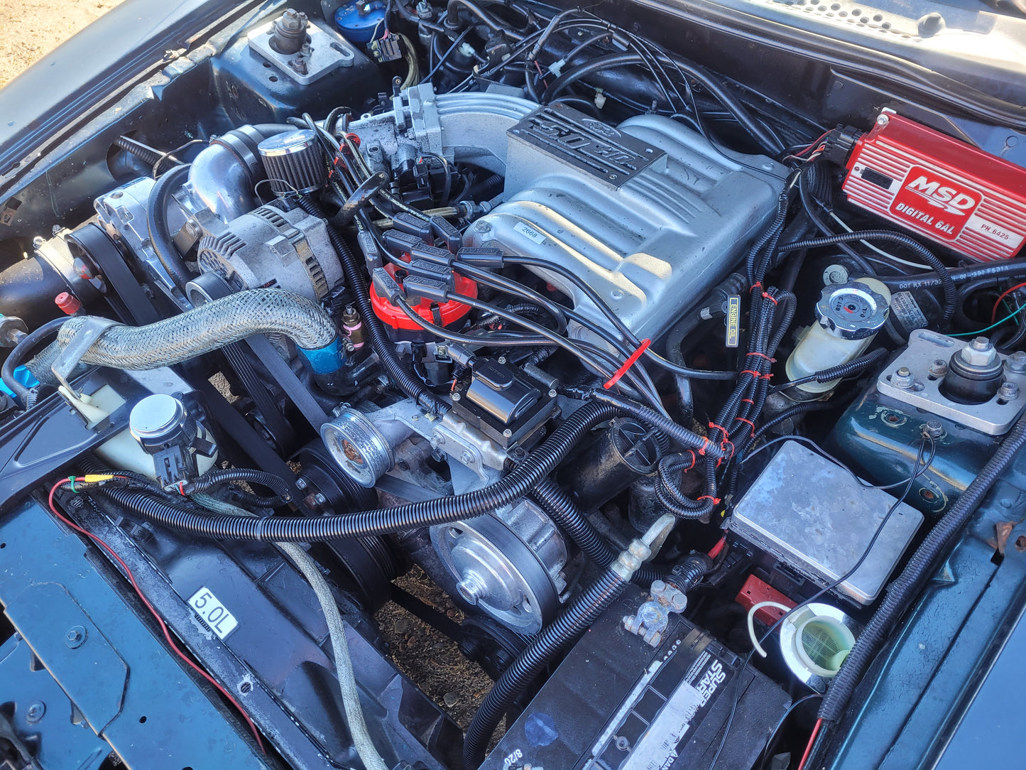 Stock 2668. 1995 Ford Mustang GT Coupe Vortech Supercharged V8 T5 Manny Tranny 153k Miles - The Parts Farm
