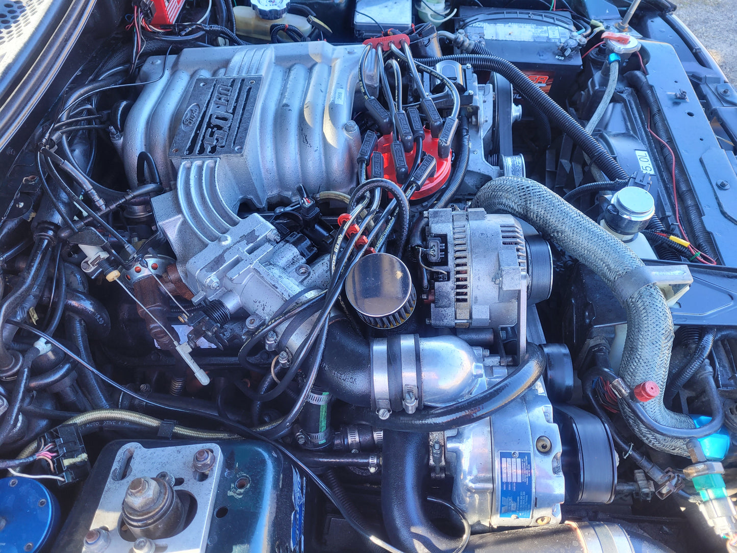 Stock 2668. 1995 Ford Mustang GT Coupe Vortech Supercharged V8 T5 Manny Tranny 153k Miles - The Parts Farm