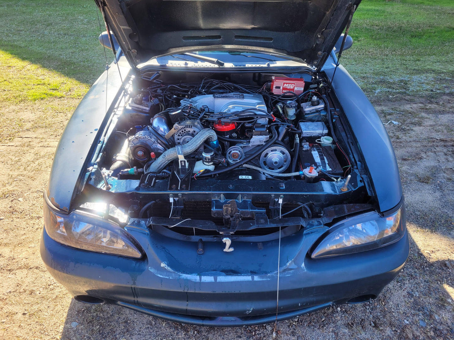 Stock 2668. 1995 Ford Mustang GT Coupe Vortech Supercharged V8 T5 Manny Tranny 153k Miles - The Parts Farm