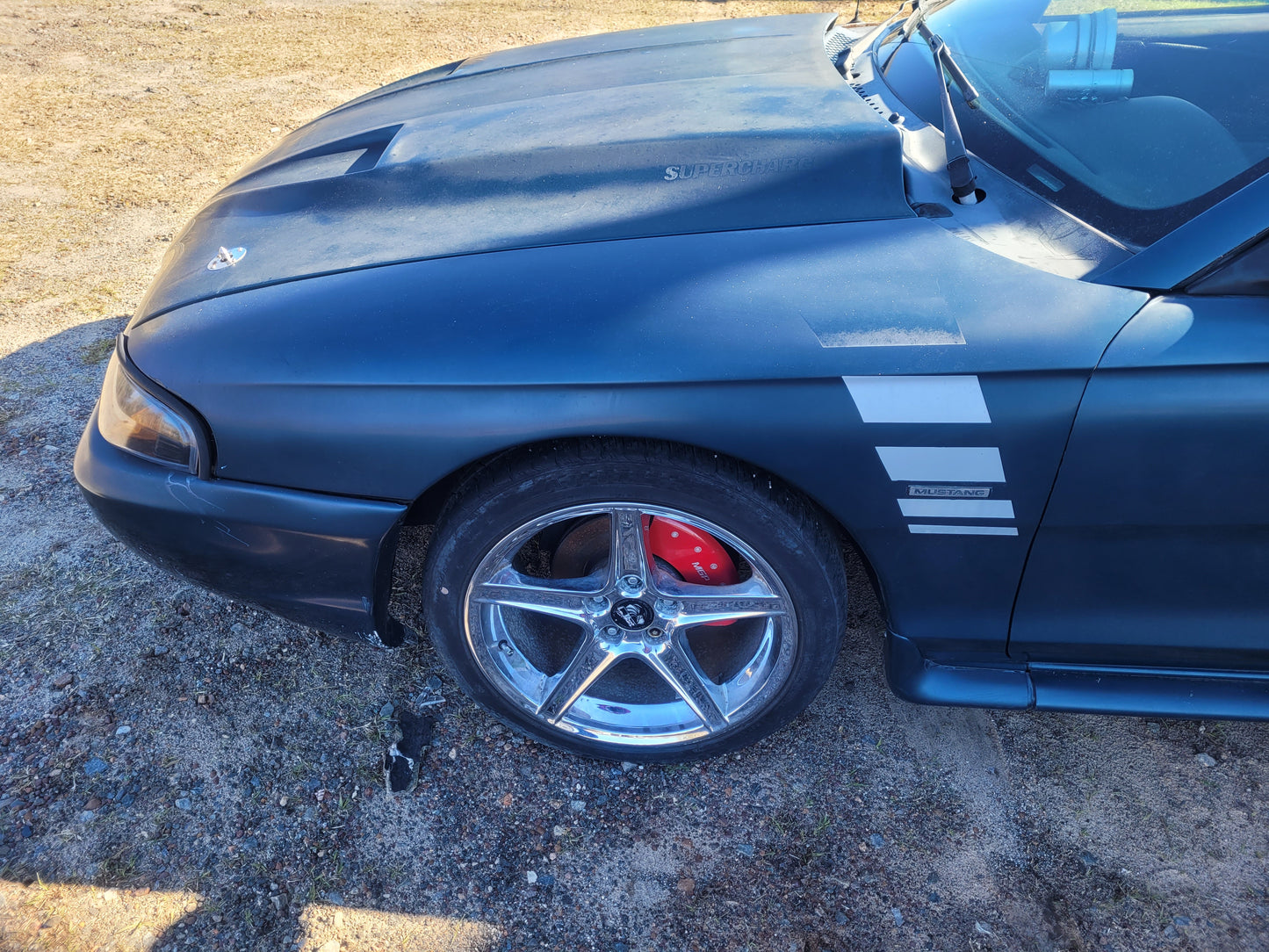 Stock 2668. 1995 Ford Mustang GT Coupe Vortech Supercharged V8 T5 Manny Tranny 153k Miles - The Parts Farm