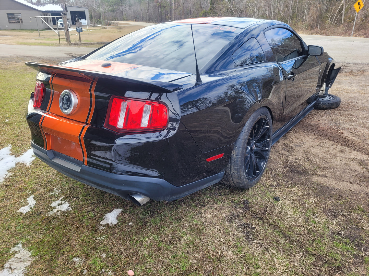 Stock 2677. 2010 Ford Mustang GT Coupe Clear Title Frame Body Shell Damage 35k Mile