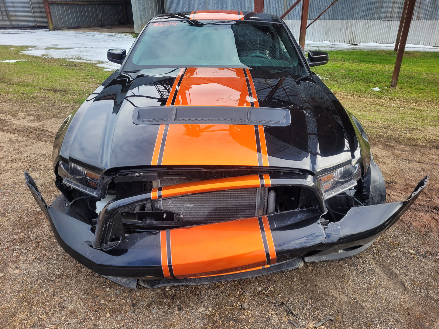 Stock 2677. 2010 Ford Mustang GT Coupe 4.6L V8 Edelbrock SC 3650 5 Speed Trans 35K Miles - The Parts Farm
