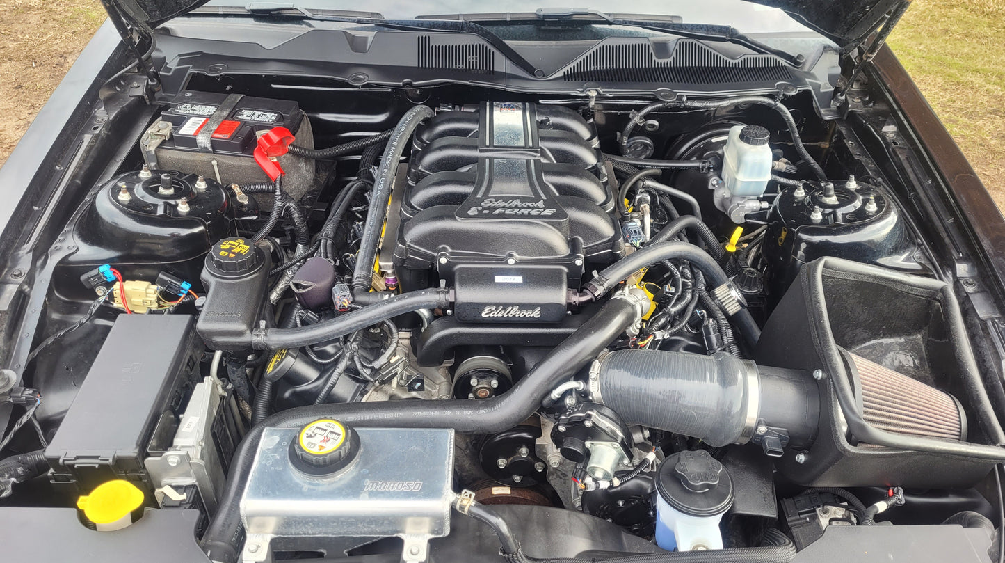 Stock 2677. 2010 Ford Mustang GT Coupe 4.6L V8 Edelbrock SC 3650 5 Speed Trans 35K Miles - The Parts Farm