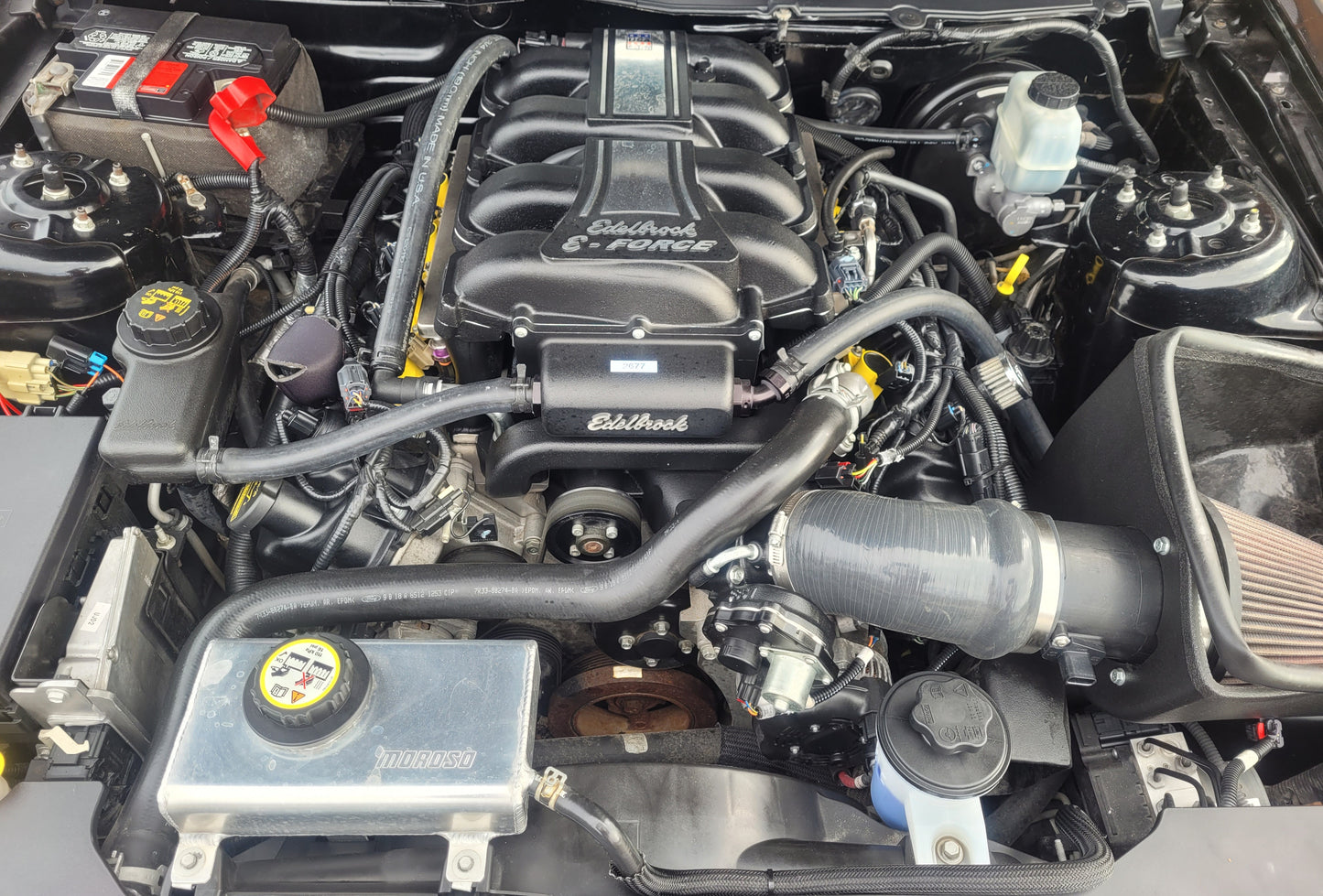 Stock 2677. 2010 Ford Mustang GT Coupe 4.6L V8 Edelbrock SC 3650 5 Speed Trans 35K Miles - The Parts Farm