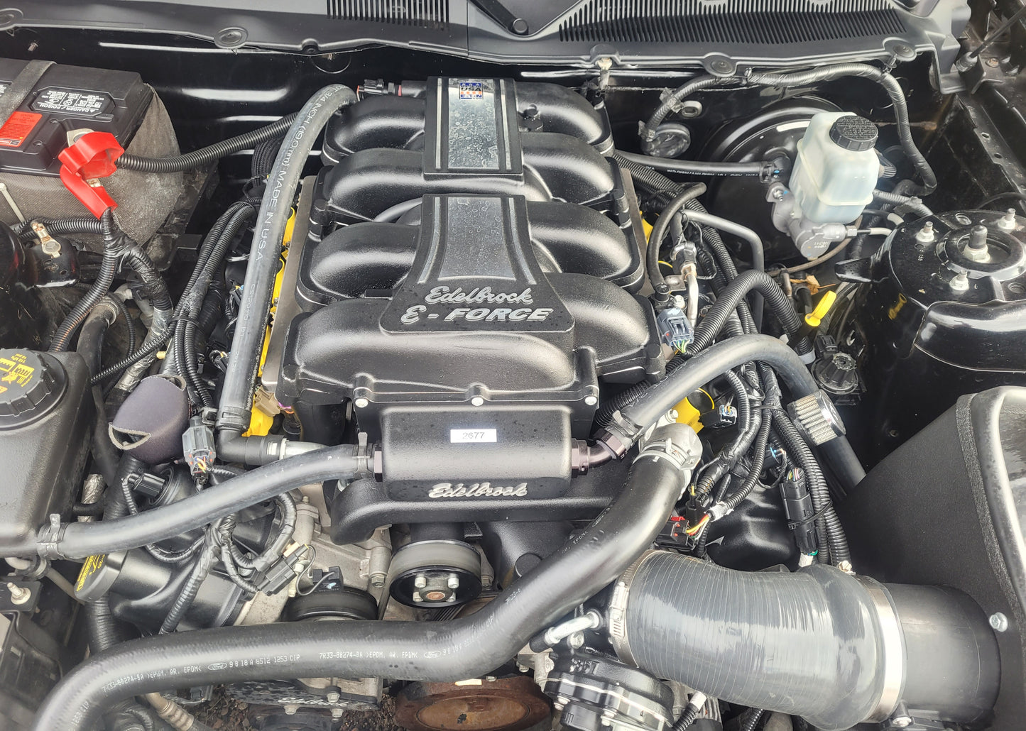Stock 2677. 2010 Ford Mustang GT Coupe 4.6L V8 Edelbrock SC 3650 5 Speed Trans 35K Miles - The Parts Farm