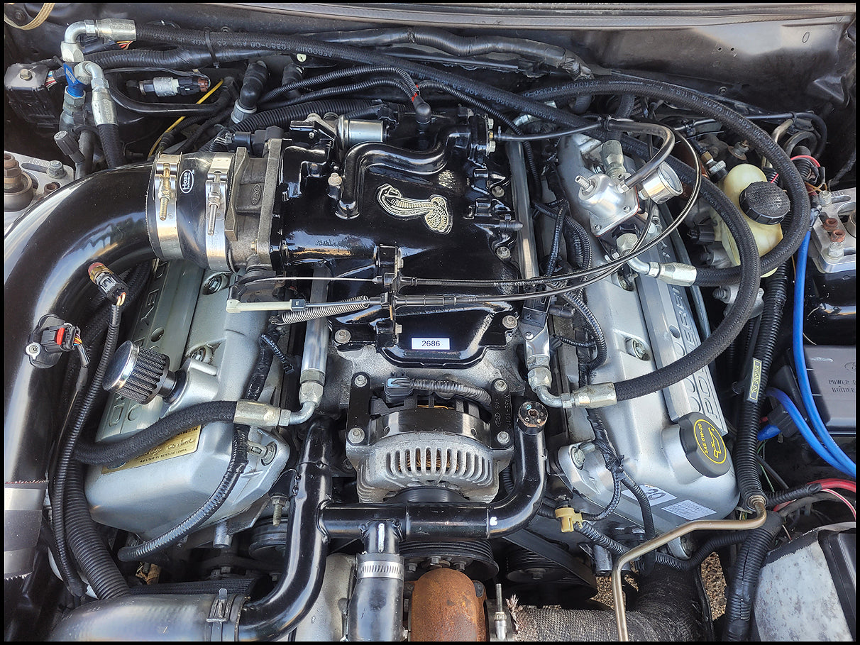 Stock 2686. 2004 Ford Mustang Cobra Coupe 4.6L 32v V8 Turbo T56 Manny Tranny 67k Miles - The Parts Farm