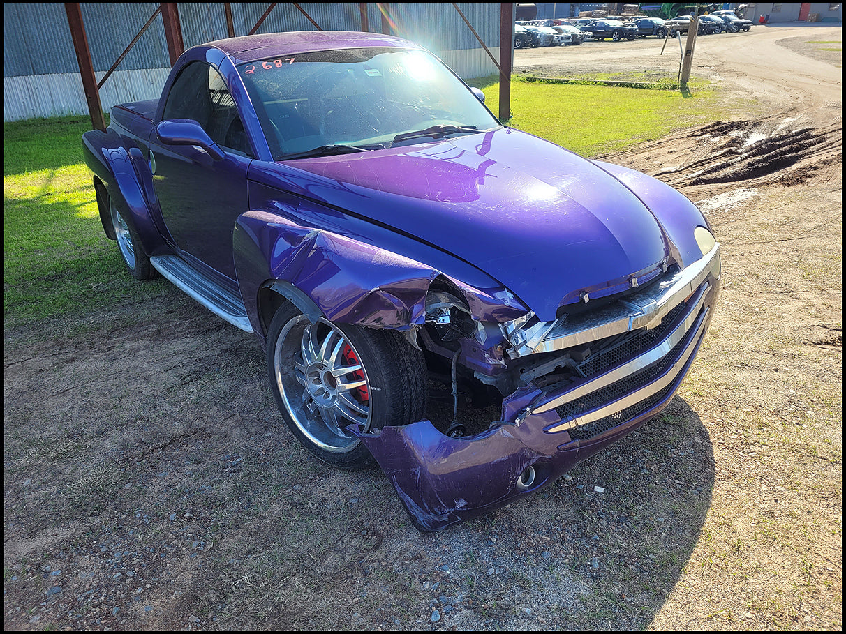 Stock 2687. 2004 Chevrolet SSR Pickup Truck Purple People Eater 124k Miles - The Parts Farm