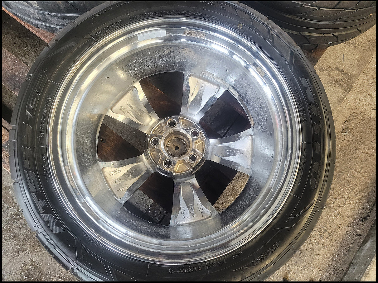 2010-2015 Chevrolet Camaro SS 3 Wheels 20x8.5 20x10 Spoke Staggered Tire 2673 - The Parts Farm