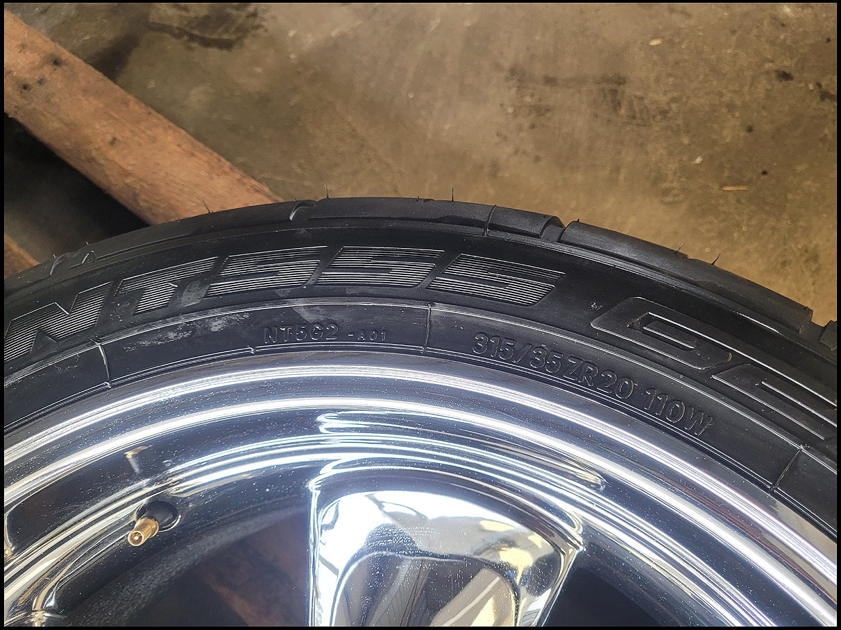 2010-2015 Chevrolet Camaro SS 3 Wheels 20x8.5 20x10 Spoke Staggered Tire 2673 - The Parts Farm