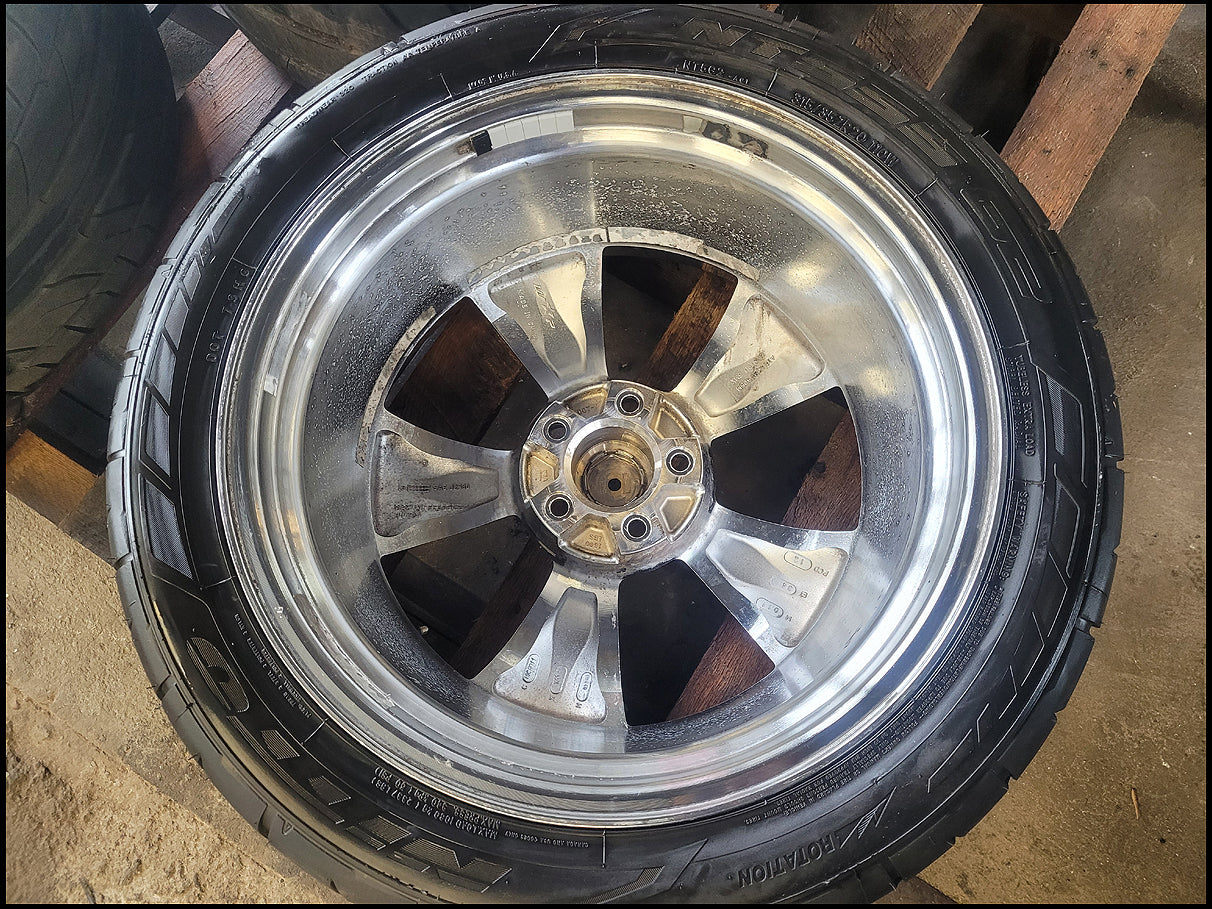 2010-2015 Chevrolet Camaro SS 3 Wheels 20x8.5 20x10 Spoke Staggered Tire 2673 - The Parts Farm