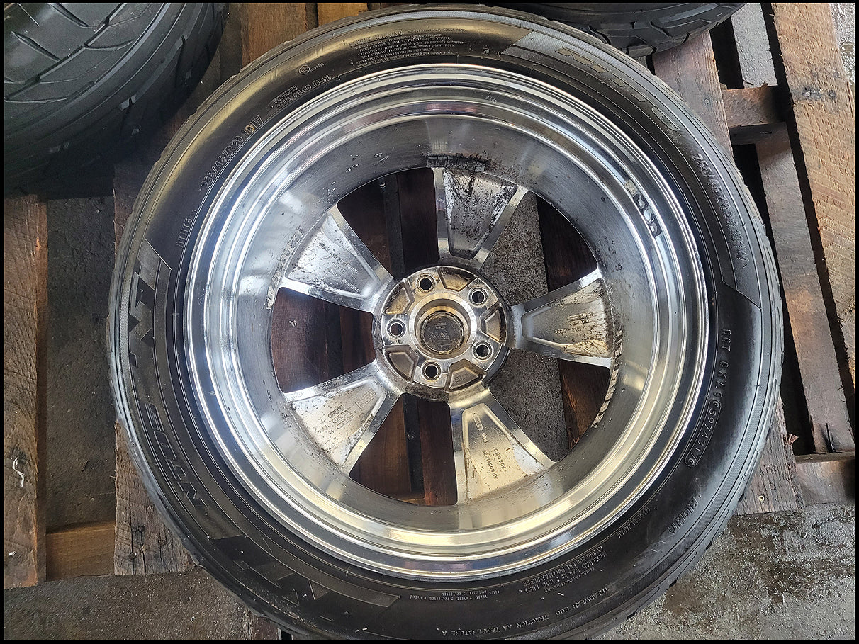 2010-2015 Chevrolet Camaro SS 3 Wheels 20x8.5 20x10 Spoke Staggered Tire 2673 - The Parts Farm