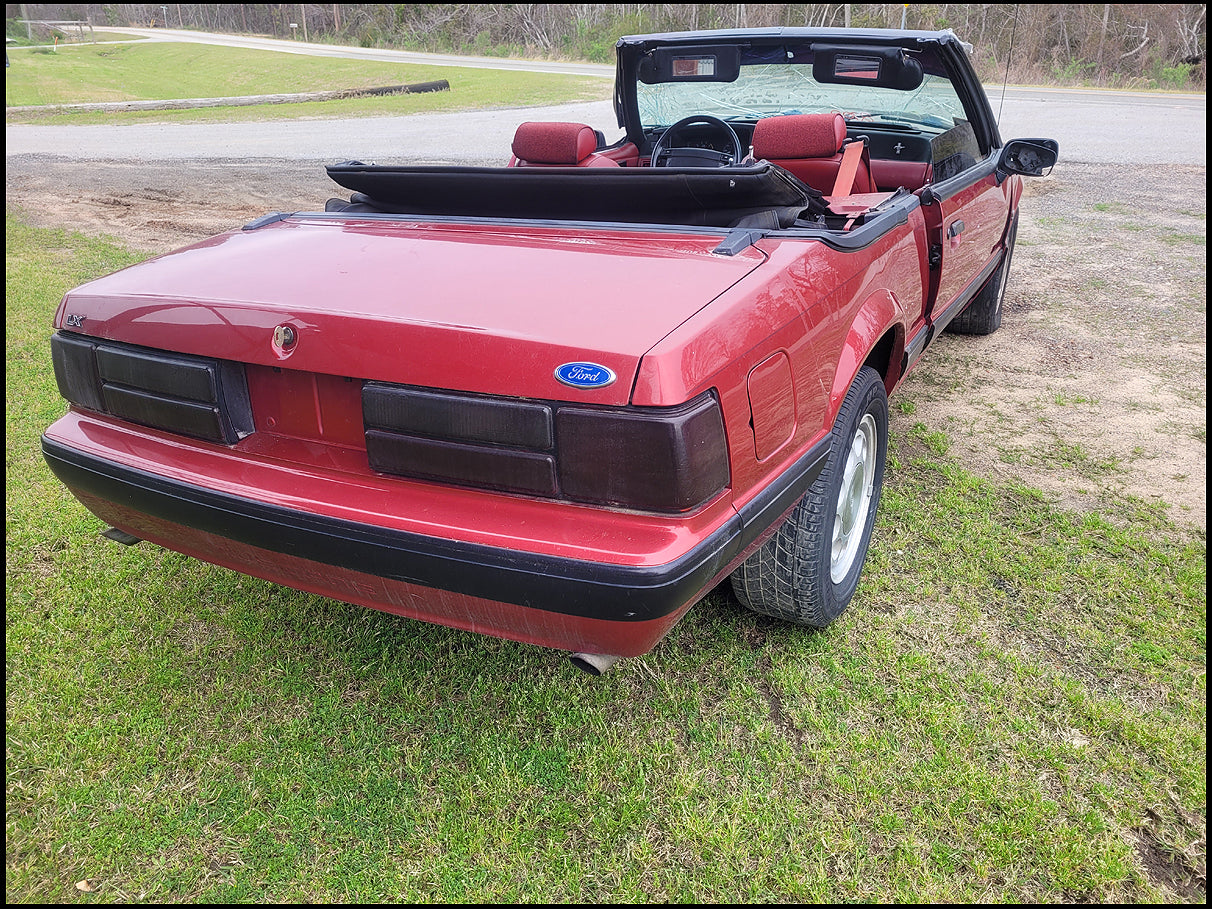 Stock 2702. 1990 Ford Mustang LX 5.0L Convertible Foxbody V8 Auto Trans 60k Miles - The Parts Farm