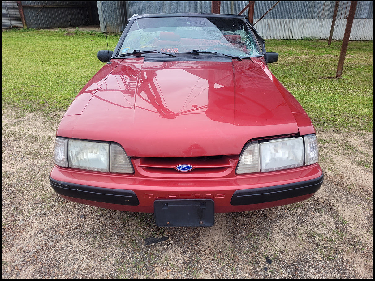 Stock 2702. 1990 Ford Mustang LX 5.0L Convertible Foxbody V8 Auto Trans 60k Miles - The Parts Farm