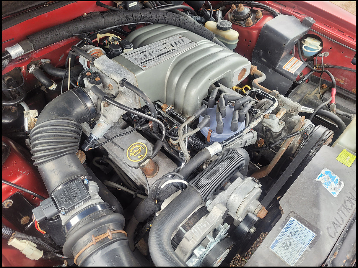Stock 2702. 1990 Ford Mustang LX 5.0L Convertible Foxbody V8 Auto Trans 60k Miles - The Parts Farm