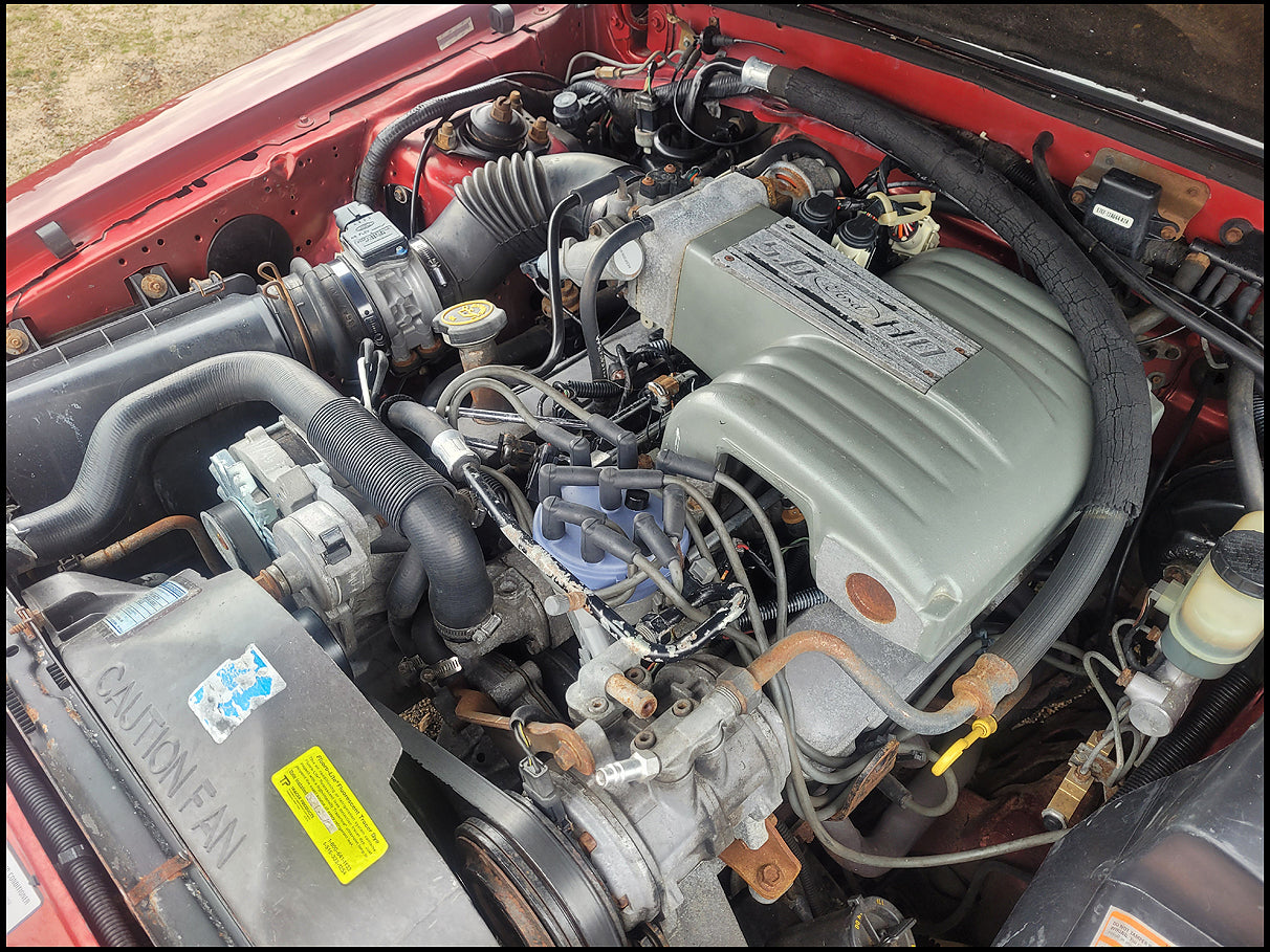 Stock 2702. 1990 Ford Mustang LX 5.0L Convertible Foxbody V8 Auto Trans 60k Miles - The Parts Farm