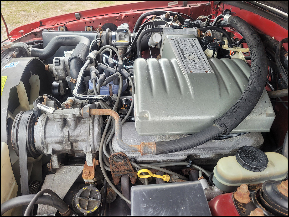 Stock 2702. 1990 Ford Mustang LX 5.0L Convertible Foxbody V8 Auto Trans 60k Miles - The Parts Farm