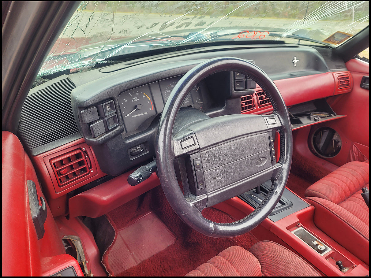Stock 2702. 1990 Ford Mustang LX 5.0L Convertible Foxbody V8 Auto Trans 60k Miles - The Parts Farm
