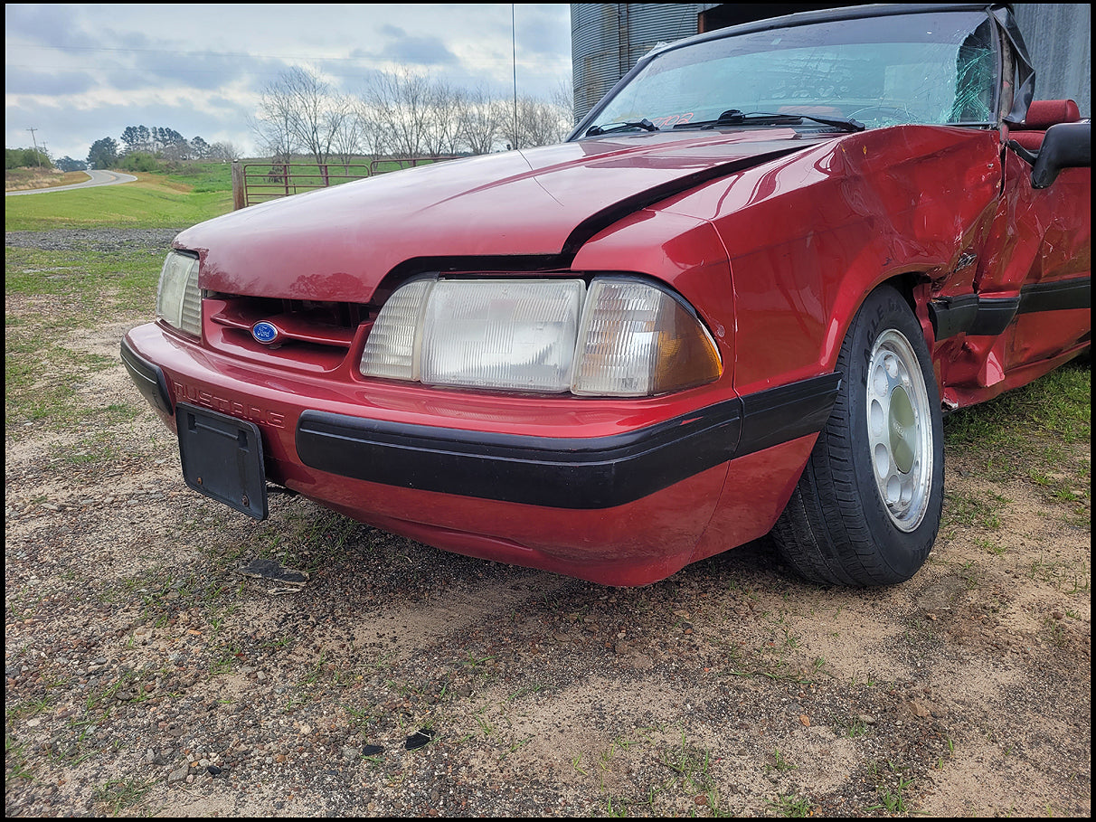 Stock 2702. 1990 Ford Mustang LX 5.0L Convertible Foxbody V8 Auto Trans 60k Miles - The Parts Farm