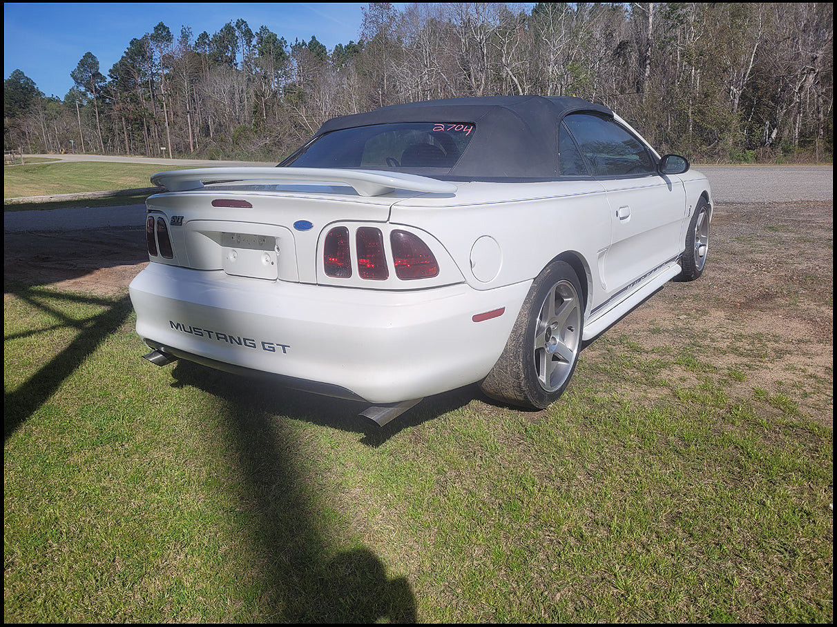 Stock 2704. 1994 Ford Mustang GT Convertible 5.0L V8 T5 Manny Tranny 144k Miles - The Parts Farm