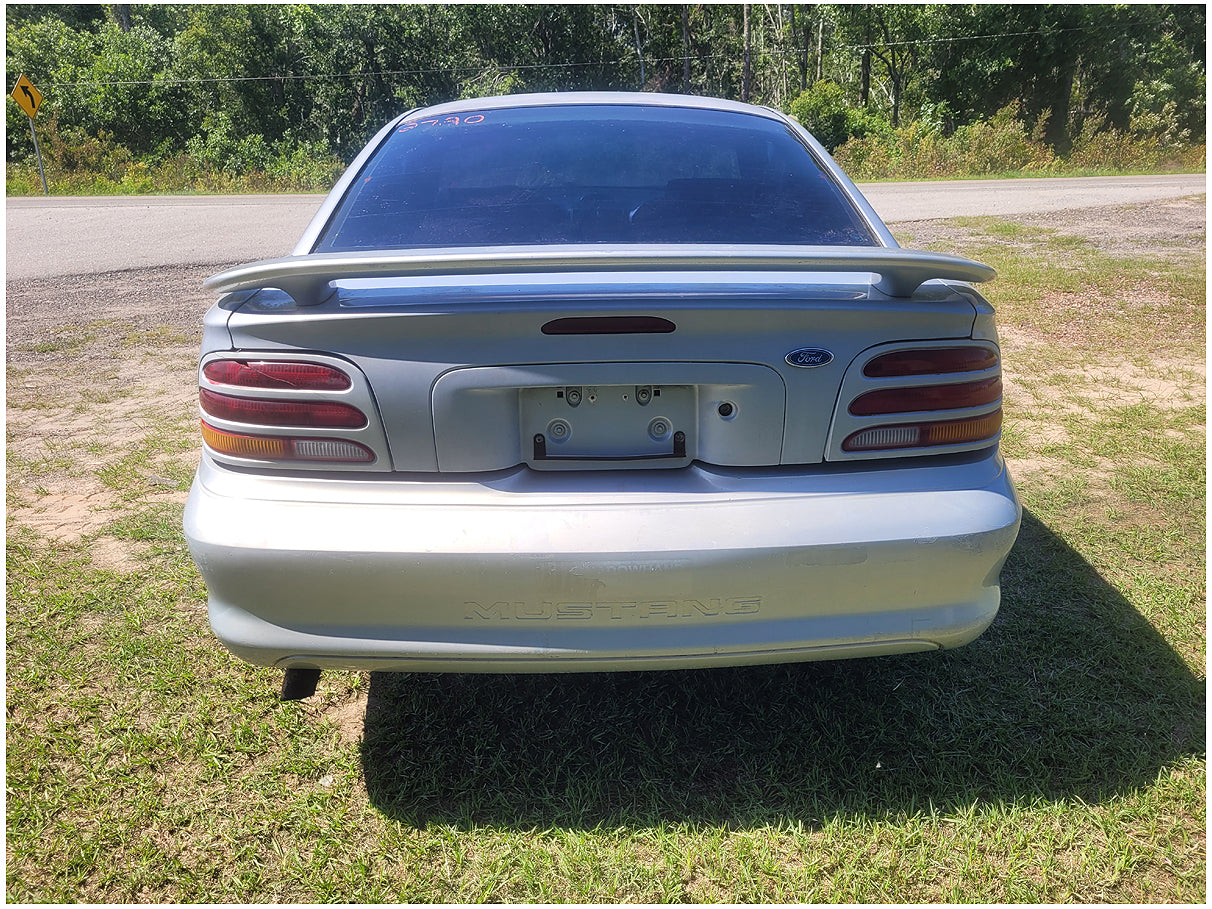 Stock 2720. 1995 Ford Mustang V6 Coupe Export Mirrors Taillights Flares Cluster