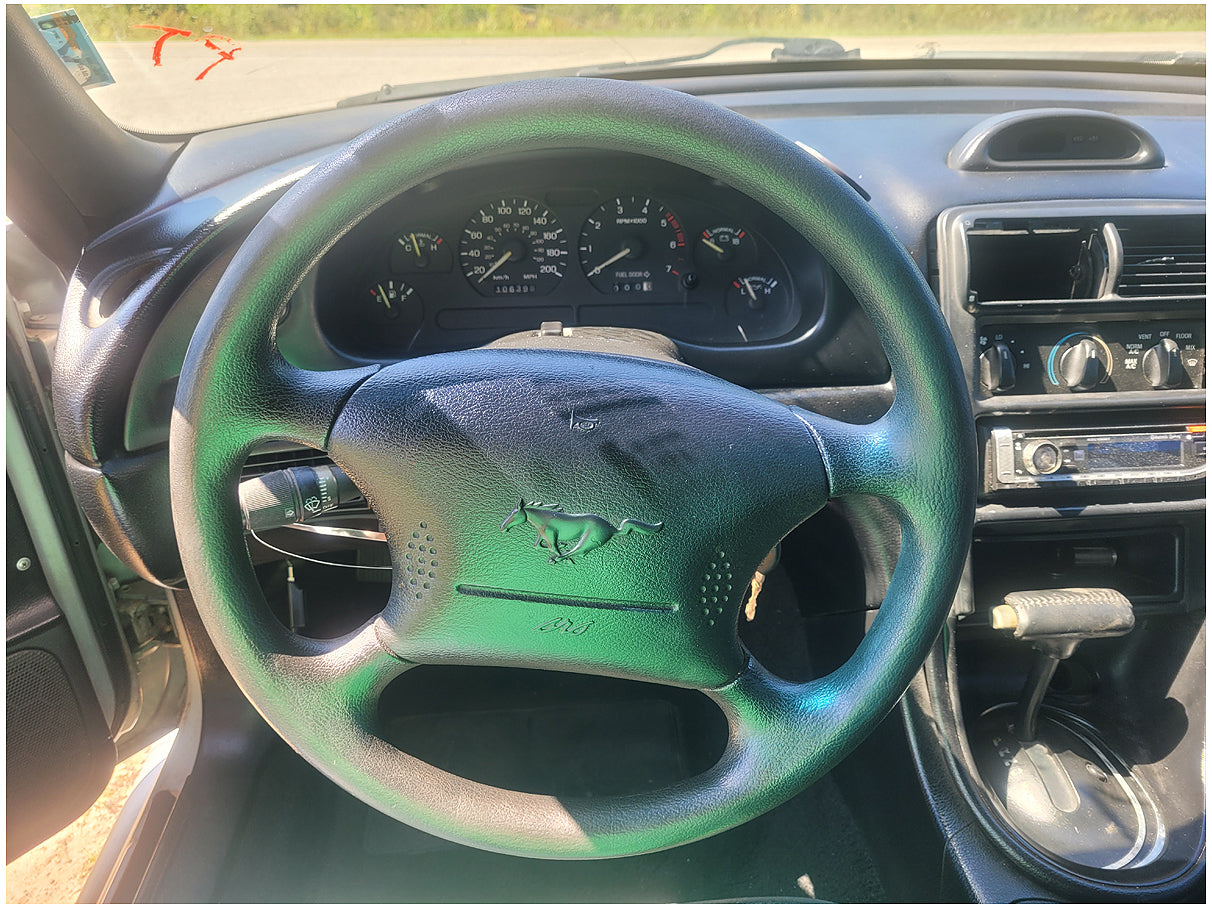 Stock 2720. 1995 Ford Mustang V6 Coupe Export Mirrors Taillights Flares Cluster