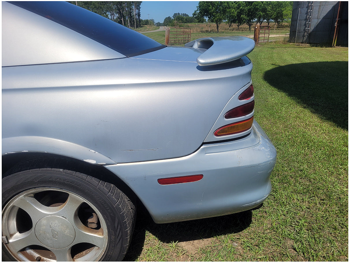 Stock 2720. 1995 Ford Mustang V6 Coupe Export Mirrors Taillights Flares Cluster