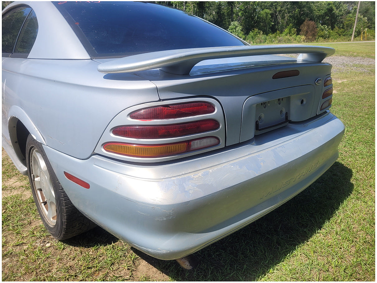 Stock 2720. 1995 Ford Mustang V6 Coupe Export Mirrors Taillights Flares Cluster