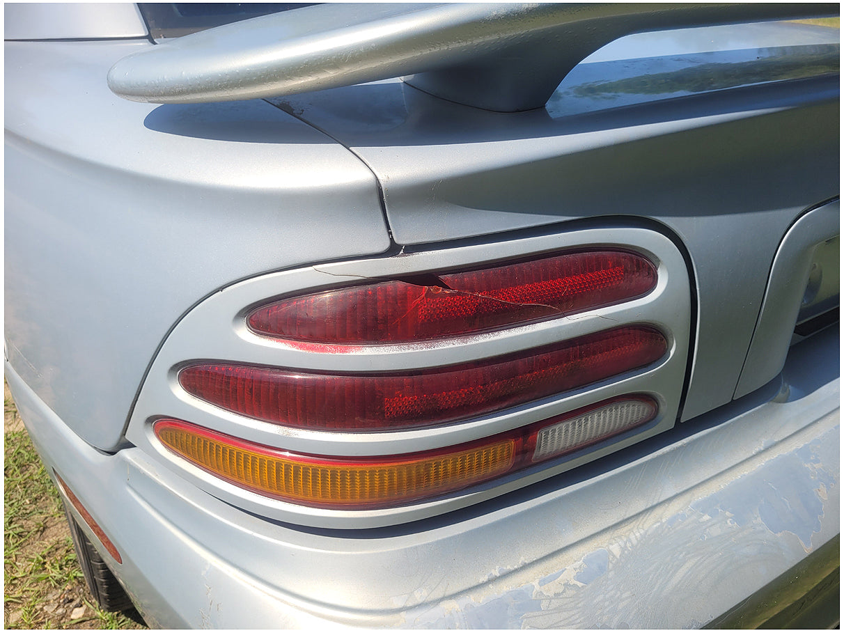 Stock 2720. 1995 Ford Mustang V6 Coupe Export Mirrors Taillights Flares Cluster