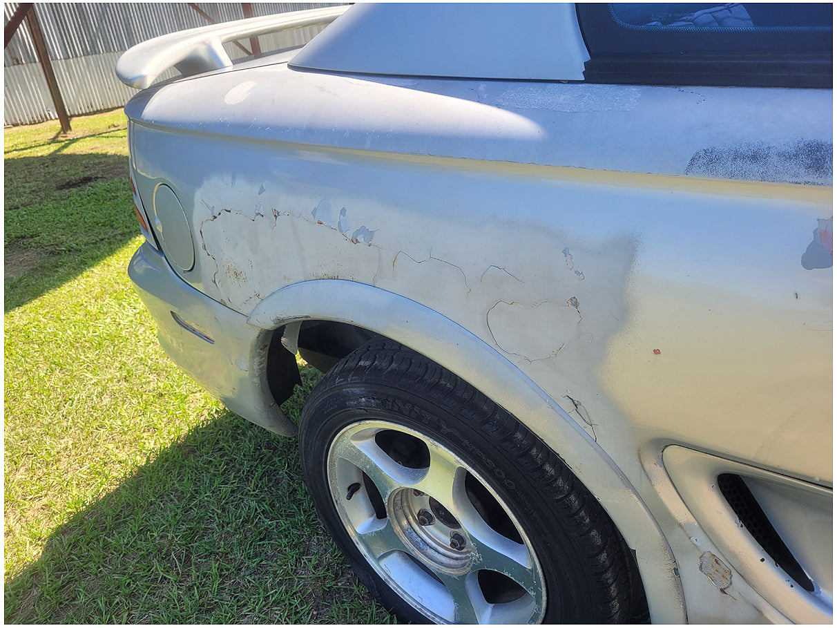 Stock 2720. 1995 Ford Mustang V6 Coupe Export Mirrors Taillights Flares Cluster
