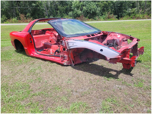 Stock 2653. 2001 Pontiac Firebird Trans Am Hatchback Clear Title Frame Shell Body