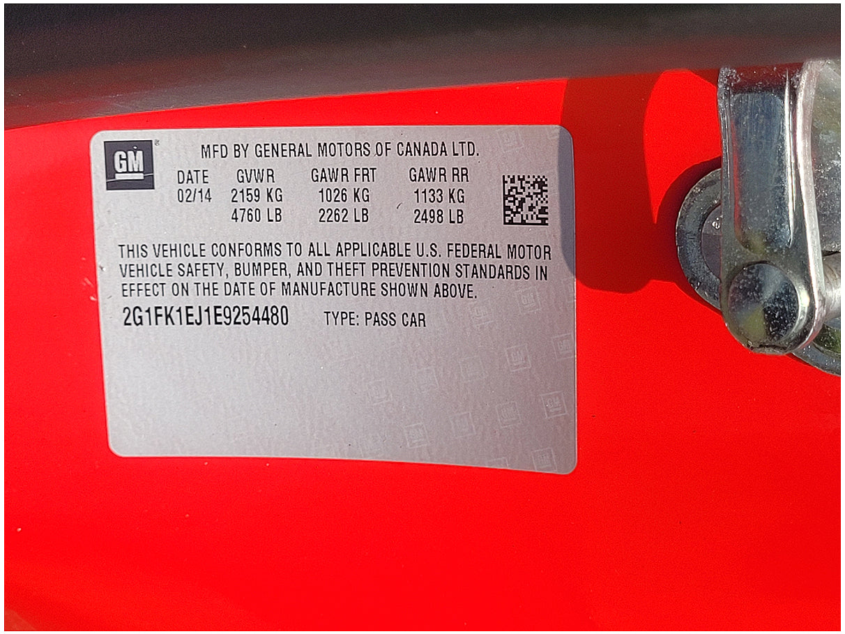 Stock 2727. 2014 Chevrolet Camaro SS Coupe 6.2L V8 Engine Auto Trans Recaro 75k Miles