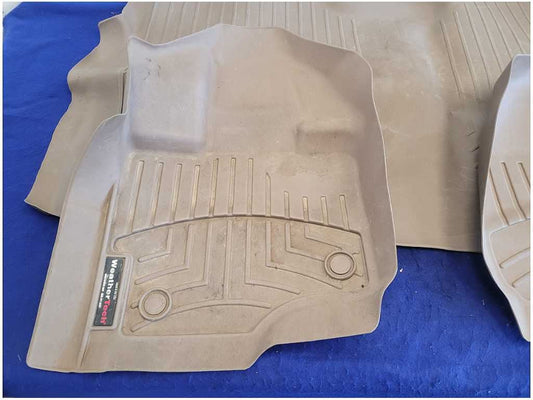 2015-2020 Ford F150 Pickup Truck Set Rubber Floor Mats Crew Cab 2747